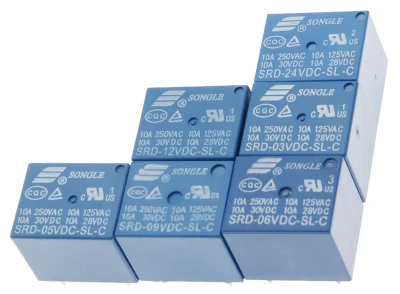 Relay SRD-05VDC-SL-C SRD-24VDC-SL-C SRD-12VDC-SL-C SRD-12VDC-SL-A 3V 5V 12V 24V 48V 10A 250VAC 5PIN 4PIN Relays Relais